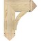 Ekena Millwork Thorton Arts & Crafts Rough Sawn Bracket, Douglas Fir, 6"W x 18"D x 22"H BKT06X18X22THR03RDF - alternate 4